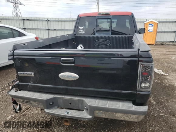 2002 Ford Ranger XL Fleet with VIN 1FTZR45E12TA71296, listed as a Copart auction lot 52533795 with 166,708 mi miles and Salvage Title. Bid and sale history available at DreamBid. Image 6.