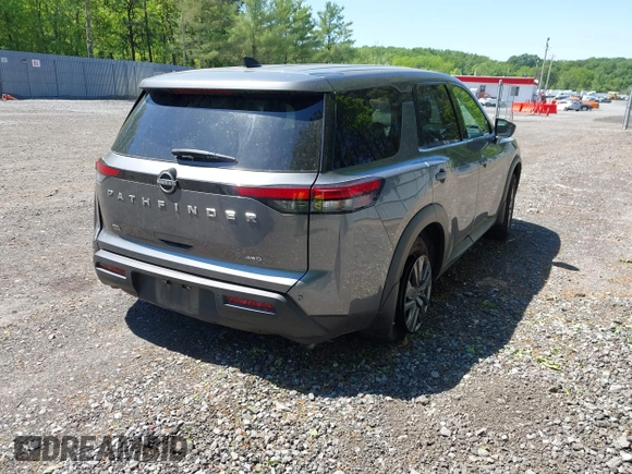 2024 Nissan Pathfinder S with VIN 5N1DR3AC0RC251741, listed as a IAAI auction lot 42292911 with 24,282 mi miles and . Bid and sale history available at DreamBid. Image 4.