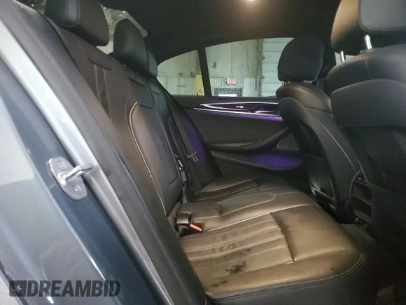 2018 BMW 5 Series 540i xDrive with VIN WBAJE7C59JWD52143, listed as a Copart auction lot 83438484 with 103,401 mi miles and Salvage title. Bid and sale history available at DreamBid. Image 10.