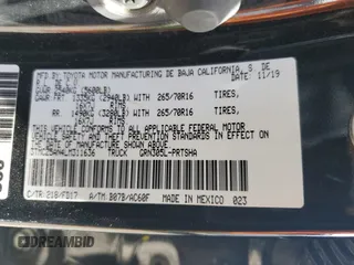2020 Toyota Tacoma SR5 with VIN 3TMCZ5AN4LM311636, listed as a Copart auction lot 54500525 with 32,230 mi miles and Salvage title. Bid and sale history available at DreamBid. Image 12.
