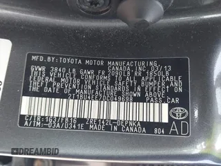 2013 Toyota Corolla L with VIN 2T1BU4EE7DC049698, listed as a IAAI auction lot 41978393 with 48,901 mi miles. Bid and sale history available at carsss.com. Image 9.