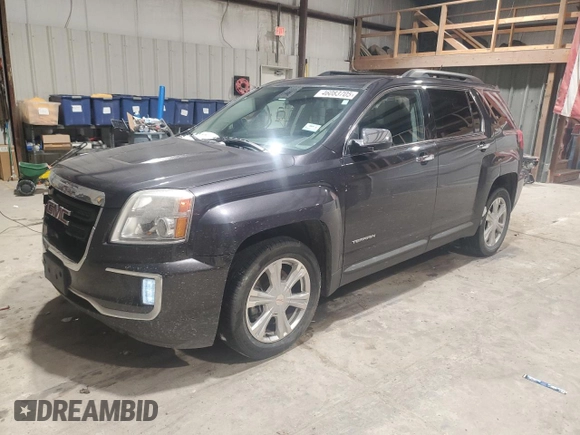 2016 GMC Terrain SLE with VIN 2GKALNEK8G6223170, listed as a Copart auction lot 46083705 with 124,858 mi miles and Salvage Title. Bid and sale history available at carsss.com. Image 1.