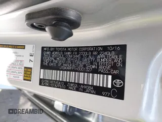 2017 Toyota Prius Plus z VIN JTDKARFP1H3001327, wystawiony jako IAAI lot #41895059 z przebiegiem 91 821 mil mil oraz . Historia ofert i sprzedaży dostępna na DreamBid. Obrazek 8.
