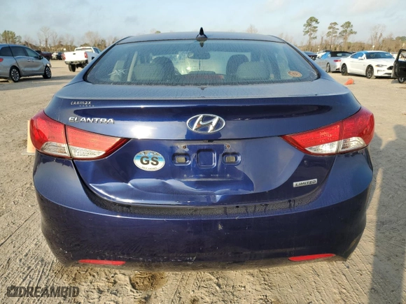 2013 Hyundai Elantra Limited with VIN 5NPDH4AE5DH232677, listed as a Copart auction lot 44137355 with 97,070 mi miles and Salvage Title. Bid and sale history available at carsss.com. Image 6.
