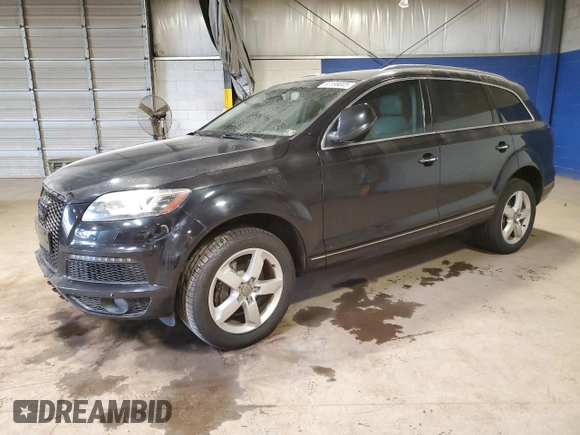 2014 Audi Q7 with VIN WA1CMBFE3ED007194, listed as a Copart auction lot 53189005 with Not provided miles and Salvage title. Bid and sale history available at DreamBid. Image 1.