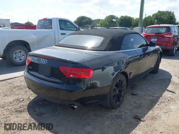 2014 Audi A5 Premium with VIN WAUAFAFH1EN003325, listed as a IAAI auction lot 42527376 with 72,644 mi miles and . Bid and sale history available at DreamBid. Image 4.