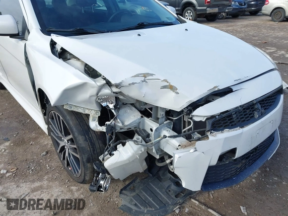 2017 Mitsubishi Lancer ES with VIN JA32V2FW0HU014887, listed as a IAAI auction lot 41056278 with 108,385 mi miles. Bid and sale history available at carsss.com. Image 6.