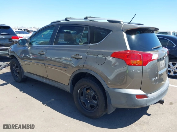 2013 Toyota RAV4 LE with VIN 2T3ZFREV1DW062149, listed as a IAAI auction lot 41862328 with 105,865 mi miles. Bid and sale history available at carsss.com. Image 3.