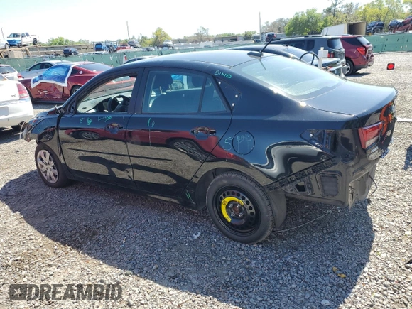2022 Kia Rio S with VIN 3KPA24AD1NE479552, listed as a Copart auction lot 48755405 with 80,310 mi miles and Non Repairable. Bid and sale history available at carsss.com. Image 2.