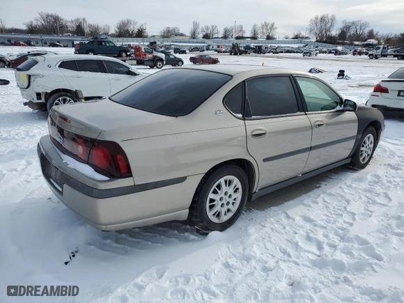 2001 Chevrolet Impala with VIN 2G1WF52E819235292, listed as a Copart auction lot 45721835 with 177,080 mi miles and Salvage Title. Bid and sale history available at carsss.com. Image 3.