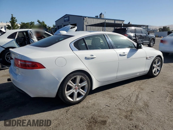 2017 Jaguar XE with VIN SAJAE4BNXHA968653, listed as a Copart auction lot 57039744 with 148,481 mi miles and Salvage Title. Bid and sale history available at DreamBid. Image 3.