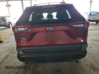 2019 Toyota RAV4 Hybrid XLE with VIN 2T3RWRFV7KW018121, listed as a Copart auction lot 53134755 with 184,512 mi miles and Clean Title. Bid and sale history available at carsss.com. Image 6.