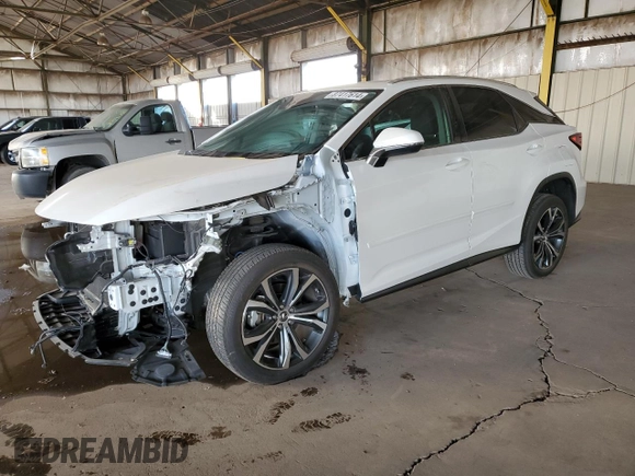 2022 Lexus RX with VIN 2T2HZMAA8NC244964, listed as a Copart auction lot 87417614 with 7,735 mi miles and Salvage Title. Bid and sale history available at carsss.com. Image 1.