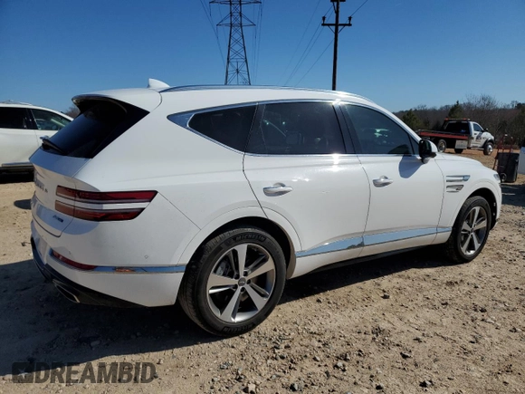 2023 Genesis GV80 z VIN KMUHCESC7PU147303, wystawiony jako Copart lot #48318015 z przebiegiem 24 954 mil mil oraz Szkoda całkowita • Salvage title. Historia ofert i sprzedaży dostępna na DreamBid. Obrazek 3.