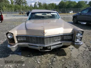 1967 Cadillac DeVille z VIN 87168311, wystawiony jako Copart lot #53429475 z przebiegiem 89 359 mil mil oraz Nie do naprawy • Non repairable. Historia ofert i sprzedaży dostępna na DreamBid. Obrazek 5.