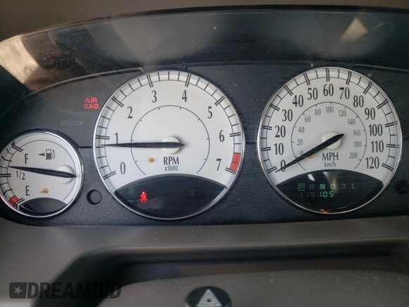 2002 Chrysler Sebring Touring with VIN 1C3AL56R52N240265, listed as a Copart auction lot 77464884 with 119,105 mi miles and Salvage title. Bid and sale history available at DreamBid. Image 9.