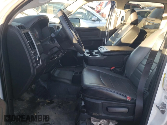 2023 Ram 1500 Tradesman with VIN 3C6RR7KG7PG555086, listed as a Copart auction lot 79924014 with 35,476 mi miles and Salvage title. Bid and sale history available at DreamBid. Image 7.
