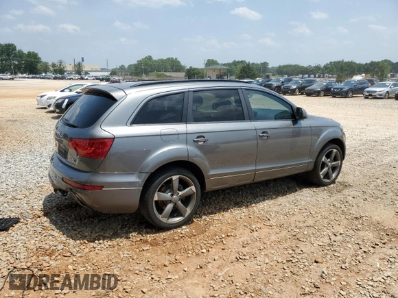 2015 Audi Q7 Premium Plus with VIN WA1LGAFE8FD006318, listed as a Copart auction lot 59210825 with 91,891 mi miles and Salvage title. Bid and sale history available at DreamBid. Image 3.