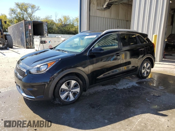 2017 Kia Niro LX with VIN KNDCB3LC5H5079162, listed as a Copart auction lot 75053594 with 96,596 mi miles and Non Repairable. Bid and sale history available at carsss.com. Image 1.