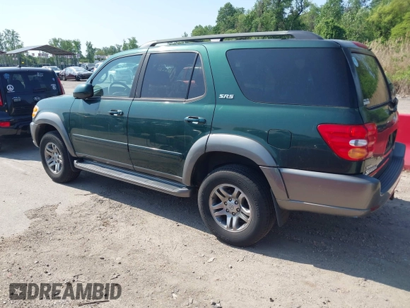 2003 Toyota Sequoia SR5 with VIN 5TDBT44A73S194036, listed as a IAAI auction lot 42170856 with 307,707 mi miles and . Bid and sale history available at DreamBid. Image 3.