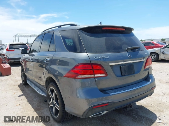 2017 Mercedes-Benz GLE 350 with VIN 4JGDA5HB8HA906447, listed as a IAAI auction lot 42287860 with 104,503 mi miles and . Bid and sale history available at DreamBid. Image 3.