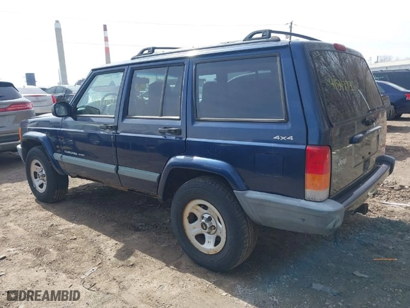 2000 Jeep Cherokee Police with VIN 1J4FF48S2YL223604, listed as a IAAI auction lot 41847737 with NaN miles. Bid and sale history available at carsss.com. Image 13.