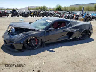 2025 Chevrolet Corvette 1LZ z VIN 1G1YD2D37S5603050, wystawiony jako Copart lot #60937535 z przebiegiem 3 445 mil mil oraz Szkoda całkowita • Salvage title. Historia ofert i sprzedaży dostępna na DreamBid. Obrazek 1.