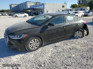 2018 Hyundai Elantra SE with VIN 5NPD74LF9JH266738, listed as a Copart auction lot 48690195 with 46,042 mi miles and Salvage Title. Bid and sale history available at carsss.com. Image 1.
