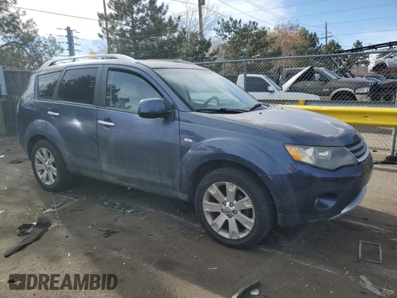 2007 Mitsubishi Outlander XLS with VIN JA4MT41X17Z020320, listed as a Copart auction lot 43949725 with 214,347 mi miles and Salvage Title. Bid and sale history available at carsss.com. Image 4.