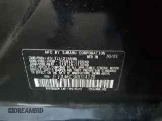 2024 Subaru Impreza with VIN JF1GUABC3R8314178, listed as a Copart auction lot 74270914 with 6,615 mi miles and Salvage Title. Bid and sale history available at carsss.com. Image 12.