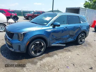 2025 Kia Sorento SX Prestige with VIN KNDRKDJG9S5296517, listed as a IAAI auction lot 42683892 with 17,116 mi miles and . Bid and sale history available at DreamBid. Image 14.