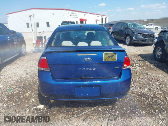 2009 Ford Focus SE with VIN 1FAHP35N59W257031, listed as a IAAI auction lot 41887905 with 192,591 mi miles. Bid and sale history available at carsss.com. Image 16.