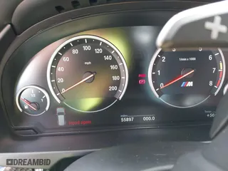 2018 BMW X5 M with VIN 5YMKT6C5XJ0Y83155, listed as a IAAI auction lot 41823075 with 55,897 mi miles. Bid and sale history available at carsss.com. Image 7.