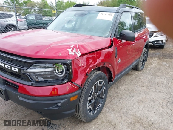 2021 Ford Bronco Sport Outer Banks with VIN 3FMCR9C68MRA28010, listed as a IAAI auction lot 42194293 with 167,048 mi miles and . Bid and sale history available at DreamBid. Image 6.