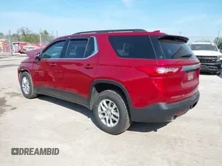 2021 Chevrolet Traverse LT Cloth with VIN 1GNEVGKW1MJ100973, listed as a IAAI auction lot 41477074 with 56,167 mi miles. Bid and sale history available at carsss.com. Image 3.