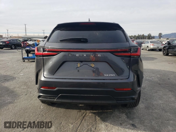 2022 Lexus NX with VIN 2T2GDCAZ8NC002654, listed as a Copart auction lot 84171684 with 13,709 mi miles and Salvage Title. Bid and sale history available at carsss.com. Image 6.