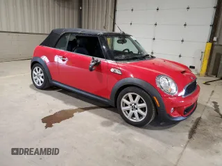2013 MINI Convertible S with VIN WMWZP3C51DT551227, listed as a Copart auction lot 55432645 with 23,995 mi miles and Salvage Title. Bid and sale history available at DreamBid. Image 4.