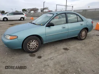 1997 Ford Escort LX with VIN 1FALP13P1VW382766, listed as a Copart auction lot 47842305 with 167,474 mi miles and Salvage Title. Bid and sale history available at carsss.com. Image 1.