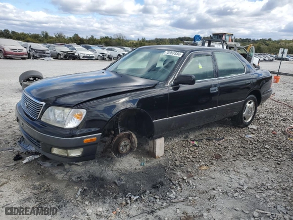 1998 Lexus LS 400 Luxury Sdn with VIN JT8BH28F1W0120337, listed as a Copart auction lot 75997684 with 249,077 mi miles and Salvage Title. Bid and sale history available at carsss.com. Image 1.