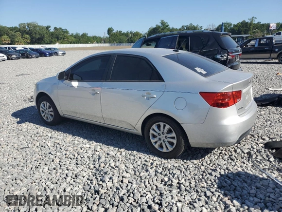 2010 Kia Forte LX with VIN KNAFT4A23A5107621, listed as a Copart auction lot 53696985 with 124,833 mi miles and Salvage Title. Bid and sale history available at carsss.com. Image 2.