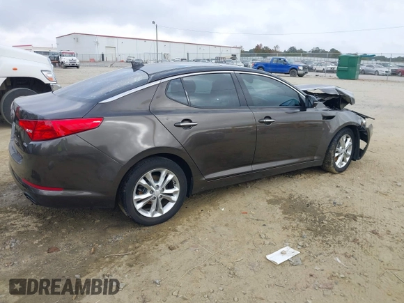 2013 Kia Optima EX with VIN 5XXGN4A78DG171179, listed as a IAAI auction lot 40747508 with Not Provided miles and . Bid and sale history available at carsss.com. Image 4.