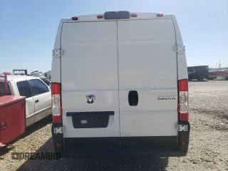 2023 Ram ProMaster Cargo with VIN 3C6MRVJG0PE501012, listed as a Copart auction lot 46146265 with 18,666 mi miles and Salvage Title. Bid and sale history available at DreamBid. Image 6.