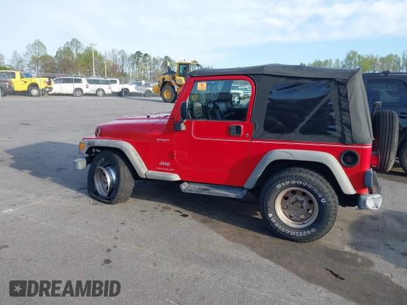 2003 Jeep Wrangler Sport with VIN 1J4FA49S13P320159, listed as a IAAI auction lot 41935699 with 212,355 mi miles. Bid and sale history available at carsss.com. Image 14.