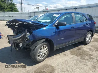 2023 Chevrolet Equinox LS with VIN 3GNAXSEG0PL181185, listed as a Copart auction lot 63569155 with 75,031 mi miles and Salvage title. Bid and sale history available at DreamBid. Image 1.