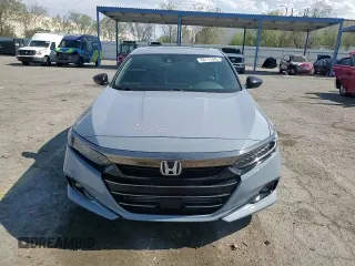 2021 Honda Accord Sport with VIN 1HGCV2F33MA002385, listed as a Copart auction lot 60171045 with 31,070 mi miles and Salvage title. Bid and sale history available at DreamBid. Image 14.