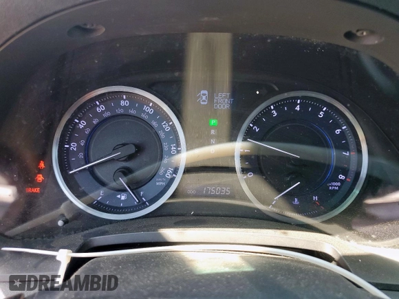2012 Lexus IS 250 z VIN JTHCF5C29C2035648, wystawiony jako Copart lot #54065265 z przebiegiem 175 035 mil mil oraz Szkoda całkowita • Salvage title. Historia ofert i sprzedaży dostępna na DreamBid. Obrazek 9.