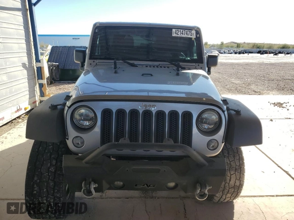 2018 Jeep Wrangler JK Unlimited Sport S with VIN 1C4HJWDG0JL818368, listed as a Copart auction lot 42147475 with 136,893 mi miles and Salvage Title. Bid and sale history available at carsss.com. Image 5.