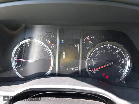 2024 Toyota 4Runner TRD Off Road with VIN JTERU5JR9R6228218, listed as a IAAI auction lot 42593528 with 37,698 mi miles and . Bid and sale history available at DreamBid. Image 7.