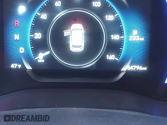 2019 Hyundai Santa Fe Ultimate with VIN 5NMS5CAA4KH105145, listed as a IAAI auction lot 41156214 with 54,796 mi miles and . Bid and sale history available at DreamBid. Image 16.
