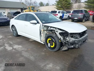 2019 Audi A6 Premium Plus z VIN WAUL2AF26KN083698, wystawiony jako IAAI lot #41939521 z przebiegiem 62 690 mil mil oraz . Historia ofert i sprzedaży dostępna na DreamBid. Obrazek 1.